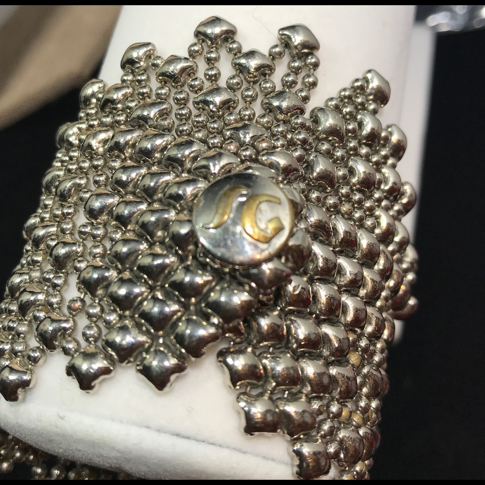 Sergio Gutierrez liquid metal mesh bracelet 7”